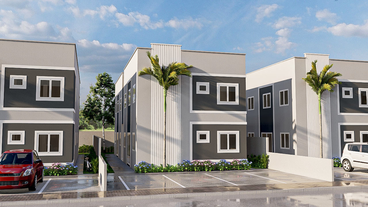 Fachada residencial Villas Inc.